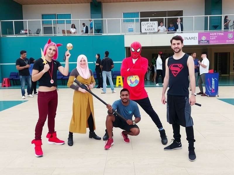 Super Spin Warrior Community Meetup Super Spin Warrior community meetup in Mumbai with players cosplaying as game characters